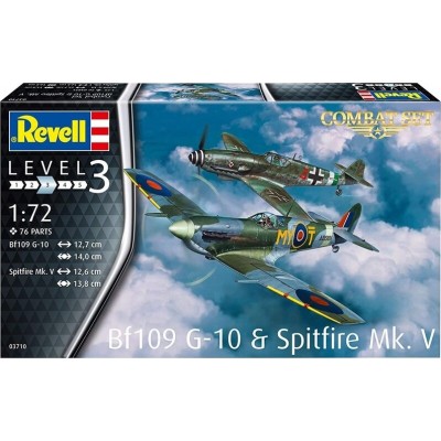 Revell Spitfire Mk.V &amp Bf109G-10 1:72