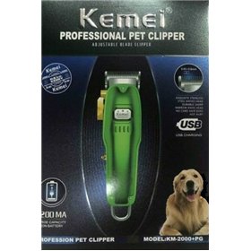 Kemei Κουρευτική Μηχανή Σκύλων Επαναφορτιζόμενη KM 2000 Kemei Κουρευτική Μηχανή Σκύλων Επαναφορτιζόμενη KM 2000