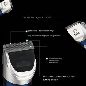 VGR V-098 Επαναφορτιζόμενη Κουρευτική Μηχανή για Κατοικίδια VGR V-098 Επαναφορτιζόμενη Κουρευτική Μηχανή για Κατοικίδια