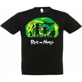 Rick And Morty T Shirt Black