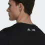 Adidas X Star Wars The Mandalorian Ανδρικό T-shirt Μαύρο με Στάμπα