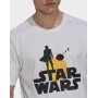 Adidas X Star Wars The Mandalorian Ανδρικό T-shirt Λευκό με Στάμπα