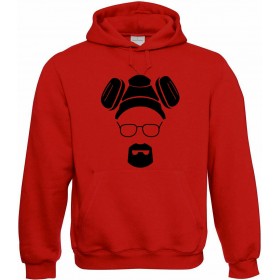 Breaking Bad Mr. White Φούτερ με Κουκούλα σε Κόκκινο χρώμα