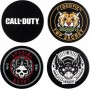 Gaya Entertainment Call of Duty: Black Ops Cold War 4-Pack Badges Coaster Set