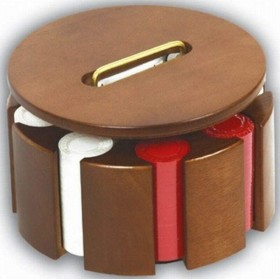 Dal Negro Περιστρεφόμενο Ξύλινο Σετ Με 300 Μάρκες - 2 Τράπουλες Dal Negro Περιστρεφόμενο Ξύλινο Σετ Με 300 Μάρκες - 2 Τράπουλες