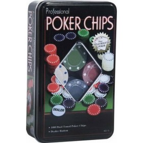 Supergifts Μεταλλικό Κουτί με 100 Μάρκες Πόκερ Τύπου Καζίνο 3.8/4gr & 2 Τράπουλες Golden Shell Supergifts Μεταλλικό Κουτί με 100 Μάρκες Πόκερ Τύπου Καζίνο 3.8/4gr & 2 Τράπουλες Golden Shell