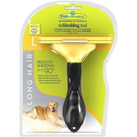 FURminator deShedding Tool Βούρτσα για Μακρύτριχους Σκύλους Μεγάλου Μεγέθους Κίτρινη FURminator deShedding Tool Βούρτσα για Μακρύτριχους Σκύλους Μεγάλου Μεγέθους Κίτρινη