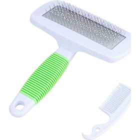 Χτένα για Κατοικίδια 10x14cm Λευκή-ΠράσινηΚωδικός: ZW3C 