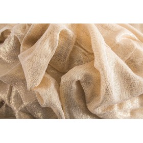 Χριστουγεννιάτικο Διακοσμητικό Ύφασμα Γάζα Χρυση 1.50x2.50m