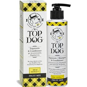 Top Dog Conditioner Σαμπουάν Σκύλου με Μαλακτικό Δερματολογικό Fruit Mix Επούλωση Δέρματος 250ml