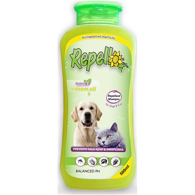 Repello Σαμπουάν Σκύλου Αντιπαρασιτικό Neem Oil 500ml