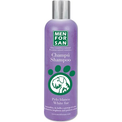 Men for San Σαμπουάν Σκύλου για Λευκό Τρίχωμα Fur 300ml