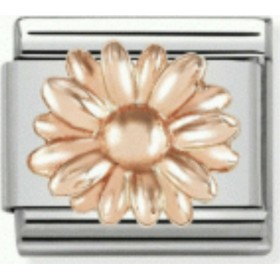 Nomination Composable Classic Link Ροζ Χρυσό 9Κ με Μαργαρίτα Nomination Composable Classic Link Ροζ Χρυσό 9Κ με Μαργαρίτα