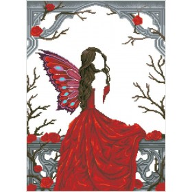 Diamond Dotz Winter Rose Fairy Καμβάς Diamond Painting Κιτ Diamond Dotz Winter Rose Fairy Καμβάς Diamond Painting Κιτ