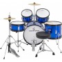 Soundsation Junior Kit 5 pcs Drum set Metallic BlueΚωδικός: JDK100-BL 