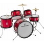 Soundsation Junior Kit 5 pcs Drum set Metallic RedΚωδικός: JDK100-MR 