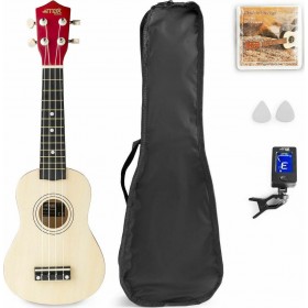 Max Audio UKEY Ukulele Set Soprano Soprano Natural Max Audio UKEY Ukulele Set Soprano Soprano Natural