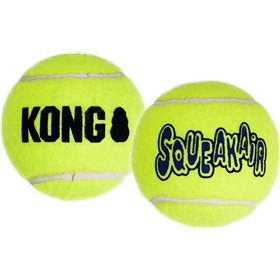 Kong Squeakair Tennis Παιχνίδι Σκύλου Μπάλα Λαστιχένια 2τμχ Large