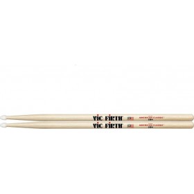 Vic Firth Hickory Μπαγκέτες Ντραμς American Classic 5B με Σχήμα Μύτης DropΚωδικός: 5BN  Vic Firth Hickory Μπαγκέτες Ντραμς American Classic 5B με Σχήμα Μύτης DropΚωδικός: 5BN