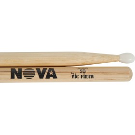 Vic Firth Hickory Μπαγκέτες Ντραμς Nova 5B με Σχήμα Μύτης OvalΚωδικός: N5BN  Vic Firth Hickory Μπαγκέτες Ντραμς Nova 5B με Σχήμα Μύτης OvalΚωδικός: N5BN