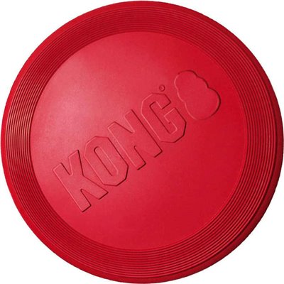 Kong Flyer Παιχνίδι Σκύλου Frisbee Μασητικό Από Λάστιχο Small Κόκκινο