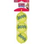 Kong Tennis Παιχνίδι Σκύλου Μπάλα Air Squeaker Λαστιχένιο/Τσόχα Small 3τμχ
