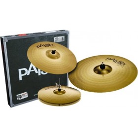 "Paiste Σετ Πιατινιών 101 Brass Universal (14"" Hi-Hat Paiste Σετ Πιατινιών 101 Brass Universal (14" Hi-Hat, 16" Crash, 20" Ride)