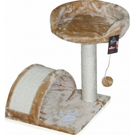 Pet Interest Cat Tree Tunnel Γατόδεντρο Μπεζ 35x35x45cm