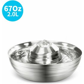 Pet Interest Αυτόματη Ποτίστρα Συντριβάνι Γάτας από Ανοξείδωτο Ατσάλι 2000ml