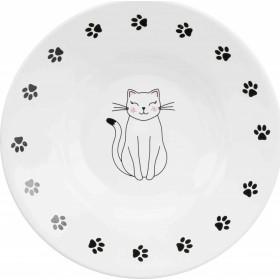 Trixie Κεραμικό Μπολ για Φυλές με Κοντή Μουσούδα 15cm