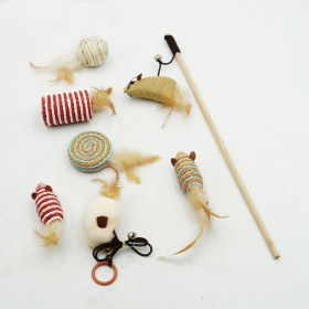 Rolinger Παιχνίδι Γάτας Σετ με Ραβδί 6τμχ Rolinger Παιχνίδι Γάτας Σετ με Ραβδί 6τμχ