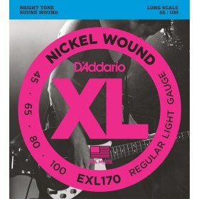 Daddario XL Nickel Bass Light / Long scale 45-100Κωδικός: EXL170  Daddario XL Nickel Bass Light / Long scale 45-100Κωδικός: EXL170