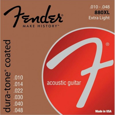 Fender 80/20 Dura-Tone Coated 880XL 10-48Κωδικός: 0730880002 