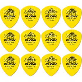 Dunlop Πένες Κιθάρας Tortex Flow Πάχους 0.73mm Σετ 12τμχΚωδικός: 558P.73 