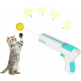 Παιχνίδι Γάτας Q-T194 Rebound Cat Gun Γαλάζιο Παιχνίδι Γάτας Q-T194 Rebound Cat Gun Γαλάζιο