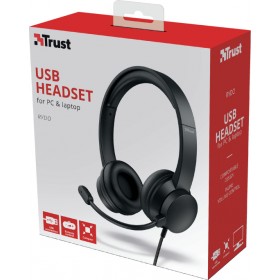 Trust Rydo On Ear Multimedia Ακουστικά με μικροφωνο και σύνδεση USB-A Trust Rydo On Ear Multimedia Ακουστικά με μικροφωνο και σύνδεση USB-A