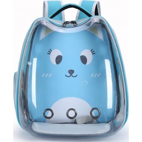 Glee Τσάντα Μεταφοράς 32x25x40cm Μπλε "Γάτα"