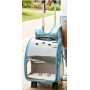 Glee Blue Trolley 33x27x42cm Τσάντα Πλάτης-Τρόλεϊ Μεταφοράς