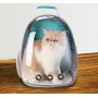 Denik Pets Bubble Backpack Astronaut Τσάντα Μεταφοράς Μπλε 33x25x43cm