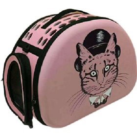 Glee Cool Cat 42x32x28cm Τσάντα Μεταφοράς Ροζ