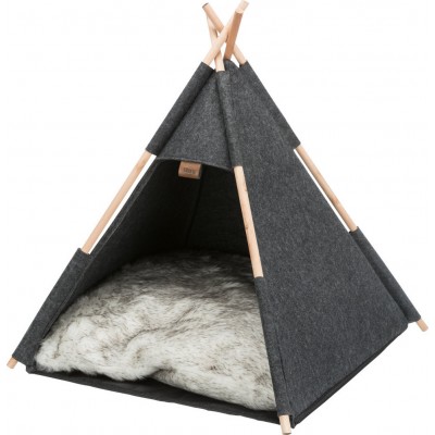 Trixie Tipi Φωλιά Γάτας σε Γκρι χρώμα 55x55x65cm