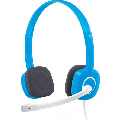 Logitech H150 On Ear Multimedia Ακουστικά με μικροφωνο και σύνδεση 3.5mm Jack σε Μπλε χρώμα