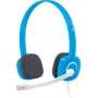 Logitech H150 On Ear Multimedia Ακουστικά με μικροφωνο και σύνδεση 3.5mm Jack σε Μπλε χρώμα