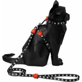 Zee-Dog Skull Small Σαμαράκι για Γάτες 15-30x26-41cm και Οδηγός Περιπάτου 120x1cm