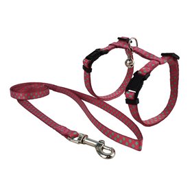 Pet Interest Plaid Σαμαράκι Γάτας με Οδηγό Small Φούξια