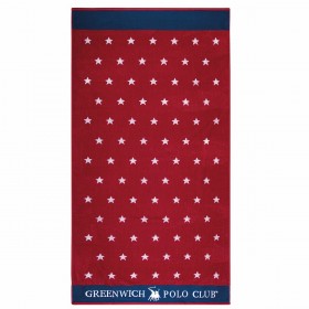 Greenwich Polo Club Πετσέτα Θαλάσσης σε Κόκκινο χρώμα 170x90cm