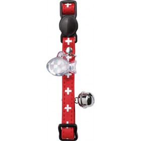 Hunter Swiss Περιλαίμιο Γάτας με Κλείδωμα Ασφαλείας Κόκκινο/Μαύρο 1x17-27cm Hunter Swiss Περιλαίμιο Γάτας με Κλείδωμα Ασφαλείας Κόκκινο/Μαύρο 1x17-27cm