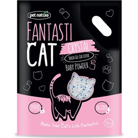 Pet Natura Fantasticat Κρυσταλλική Άμμος Γάτας Baby Powder 2kg 5lt Pet Natura Fantasticat Κρυσταλλική Άμμος Γάτας Baby Powder 2kg 5lt