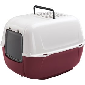 Ferplast Τουαλέτα Γάτας Prima Κλειστή Κόκκινη Μ52,5xΠ39,5xΥ38 εκ.