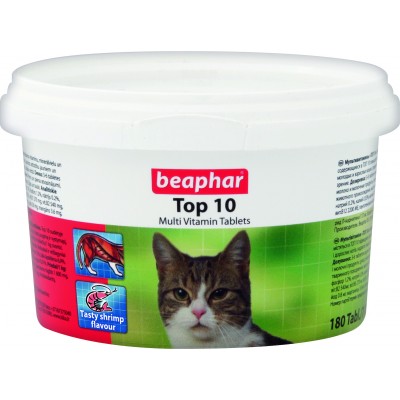 Beaphar Πολυβιταμίνες Σε Ταμπλέτες Για Γάτες 180 tabs